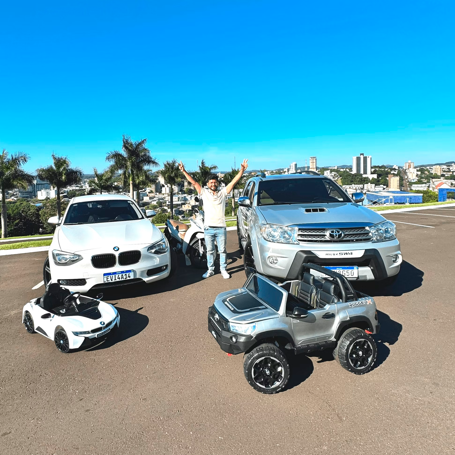 KIT EM DOBRO: HILUX SW4 & BMW 116i 1.6t